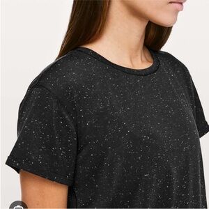 lululemon athletica Black and White Speckled Tee